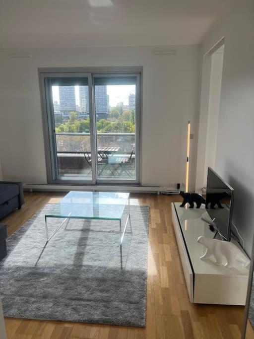 Tour Eiffel Terrasse Vue Seine Lejlighed Paris Eksteriør billede